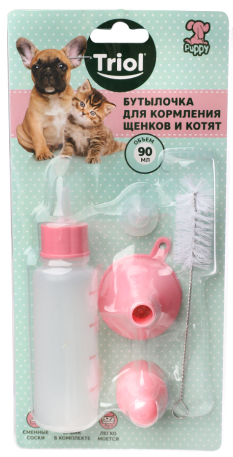 Triol PUPPY Бутылочка для кормления щенков и котят &quot;Крошка&quot;, 90мл