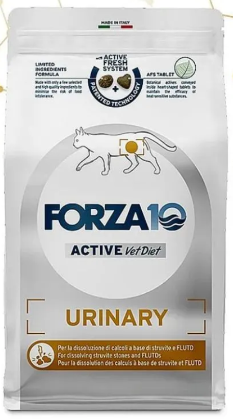 Корм Forza10 Active Urinary для кошек при МКБ, с рыбой 400 г