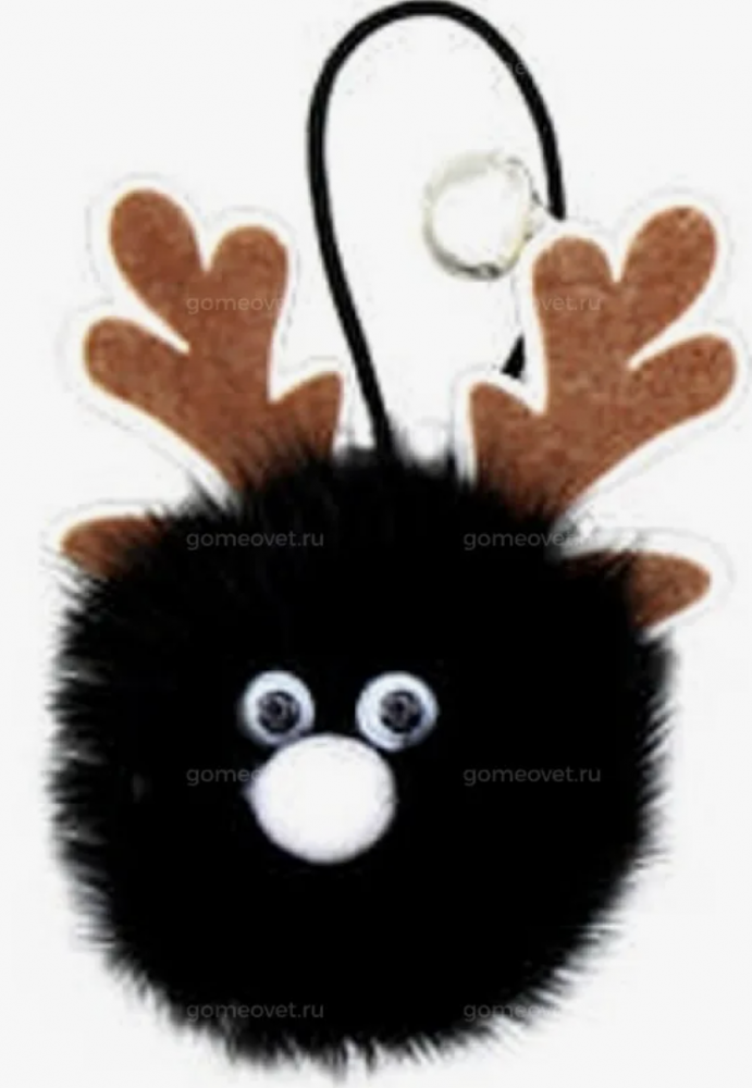 sh-07399 GoSi Игрушка-меховушка для Кошек "Олень-Гоша Натуральная норка"