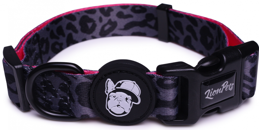 Ошейник для собак LionPets с рисунком LPO-00500-14 (Размер L-Обхват 40-65 см, ширина 2,5 см)