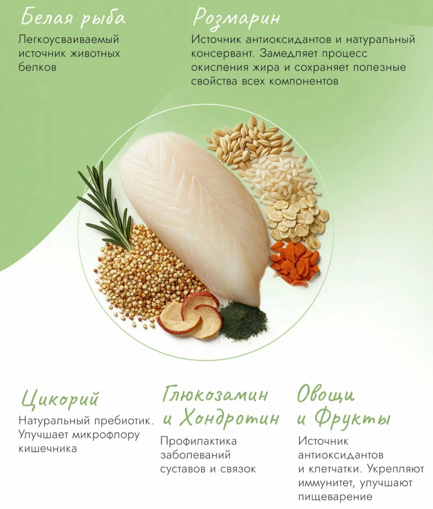 Корм для кошек Best Dinner MONOPROTEIN Sterilised для стерилизованных кошек, белая рыба и киноа 1,5 кг