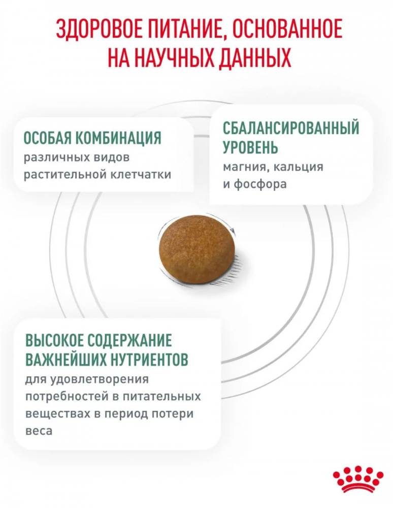 Корм Роял вет Сетаети Мини снижения веса 3 кг для собак