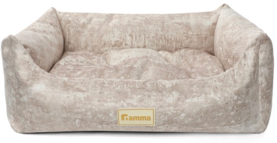 Лежанка для животных прямоугольная «Искра» S, бежевая, 420*400*150мм