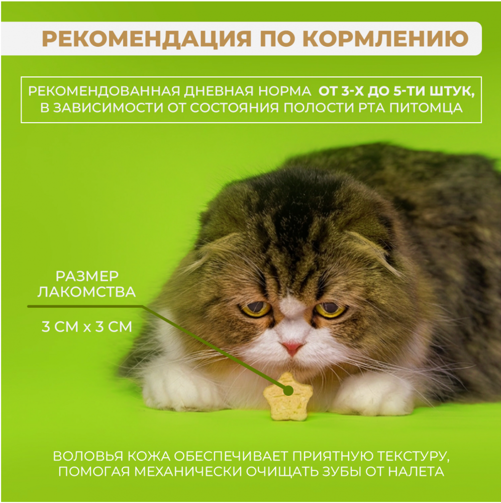 Лакомство Ранова Звёздочка для зубов с курицей и морковью, 6 г