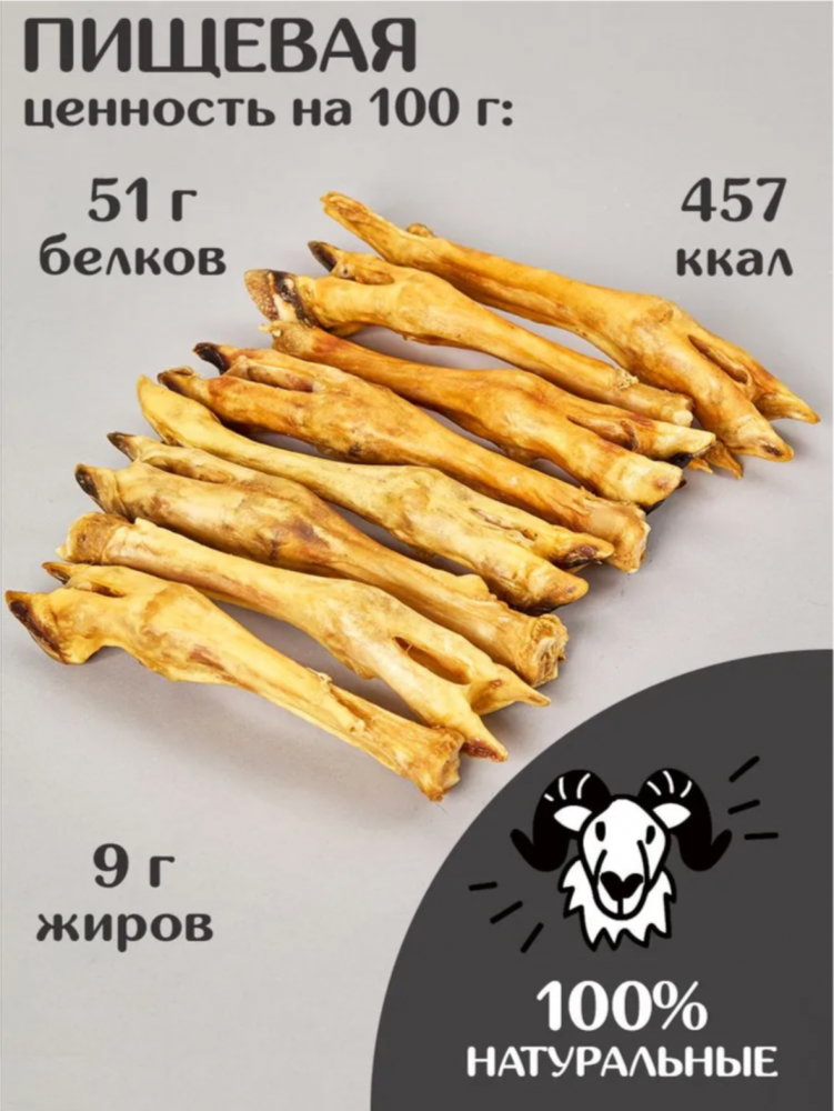 Лакомства Фор Родент Дог баранья нога 1000 г