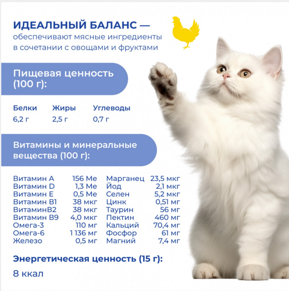 Лакмство крем-суп Jarvi Курица для кошек и котят 15 г